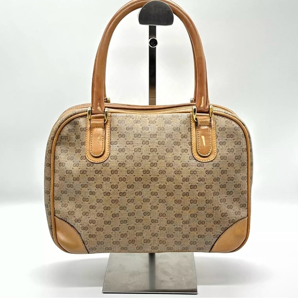 Gucci Handbag Vintage Micro Interlocking GG with COA - Picture 2 of 16